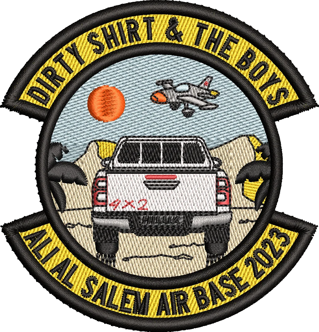 386 ECS - Ali Al Salem Air Base 2023 - Dirty Shirt & The Boys
