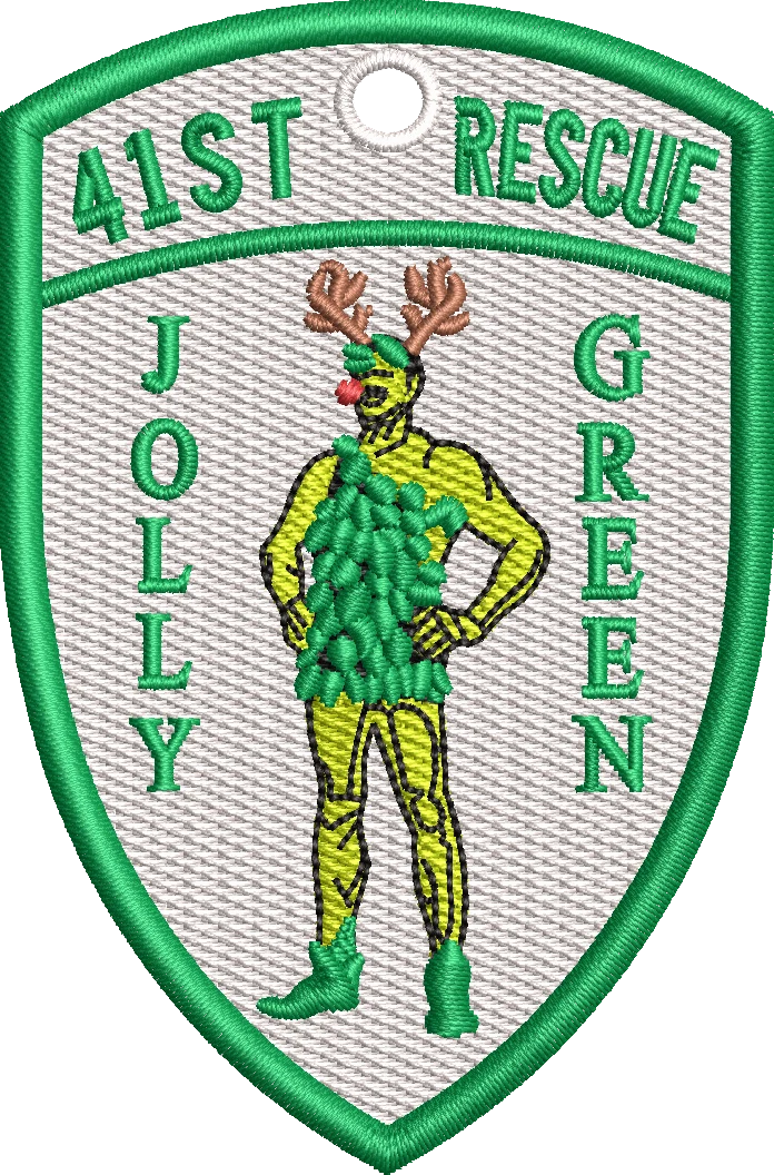 41st Rescue Sq Ornament - Jolly Green
