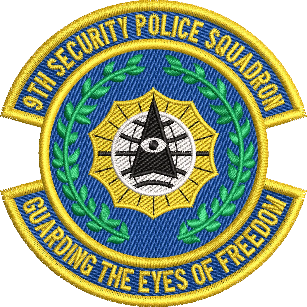 9th Security Police Squadron - Guarding the Eyes of Freedom - COLOR