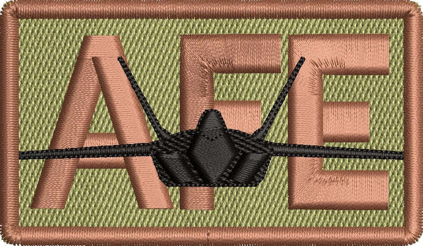 AFE - Duty Identifier Patch with F-22