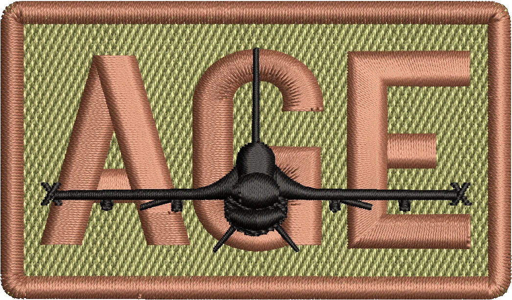 AGE - Duty Identifier Patch with F-16