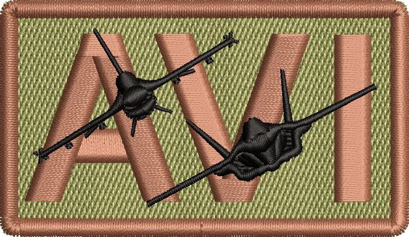 AVI - Duty Identifier Patch with F-16 and F-35