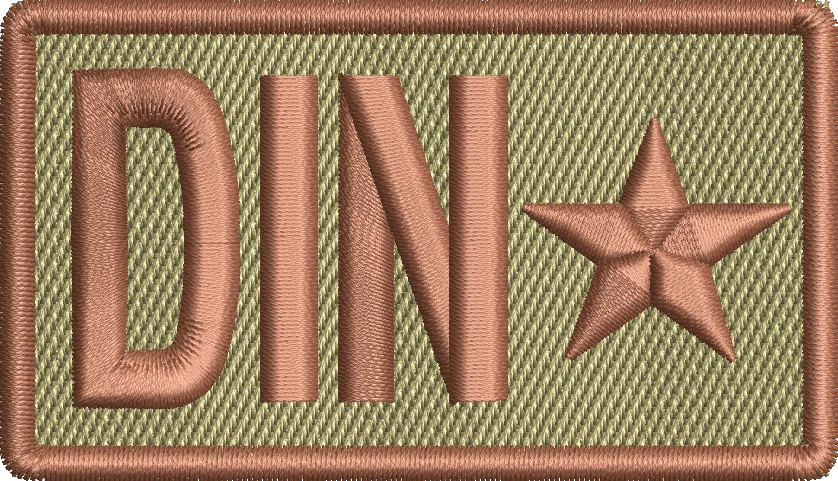 DIN - Duty Identifier Patch with Star (DINSTAR)