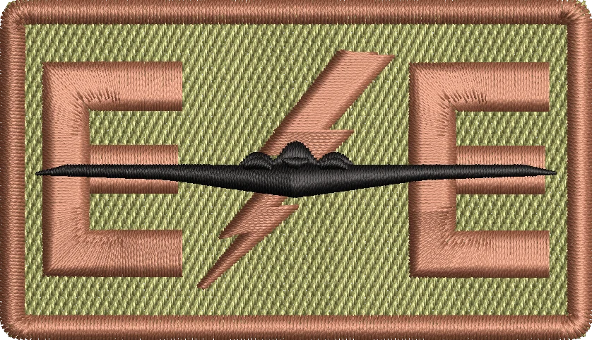 EE - Duty Identifier Patch with Lightning bolt and B-2