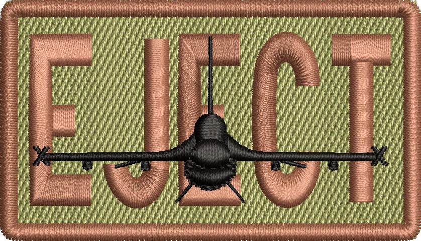EJECT - Duty Identifier Patch with F-16