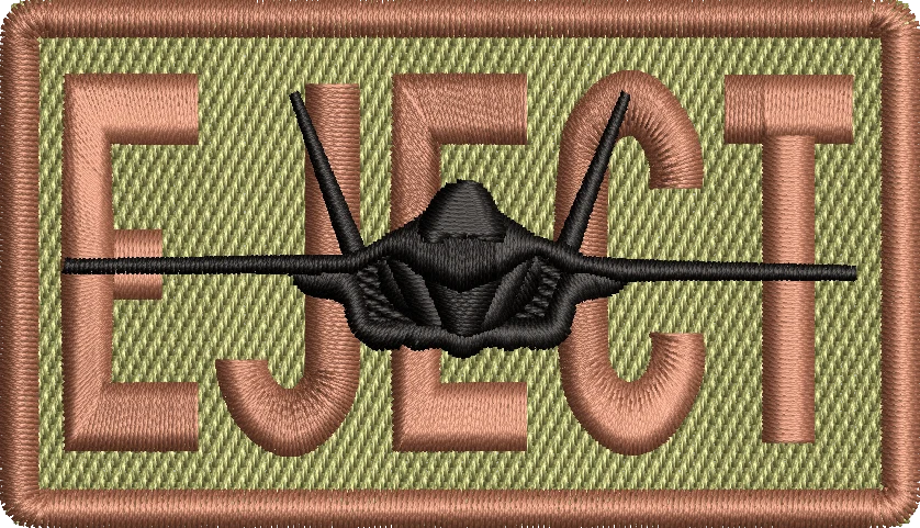 EJECT - Duty Identifier Patch with F-35