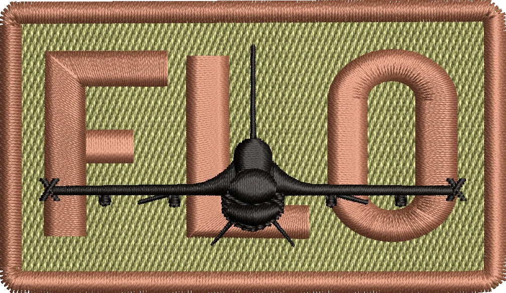 FLO - Duty Identifier Patch with F-16