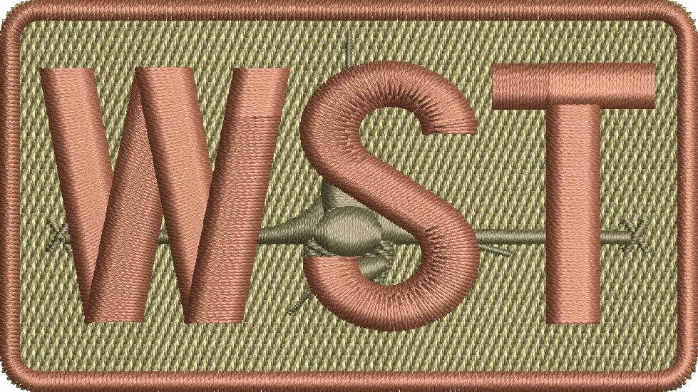 F-16 WST - Duty Identifier Patch (Olive Drab)