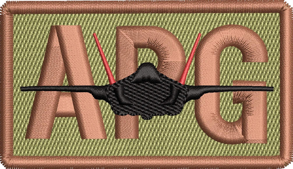 APG - Duty Identifier Patch with RED TAILS F-35