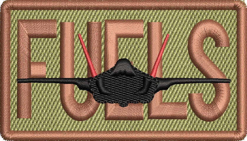 FUELS (Red Tail) - Duty Identifier Patch with F-35