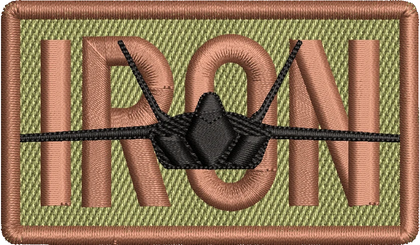 IRON - Duty Identifier Patch with F-22