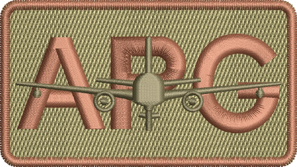 APG - Duty Identifier Patch with KC-46 in OLIVE DRAB
