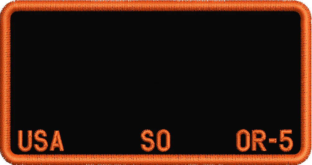 NATO Flight Suit Name Tag