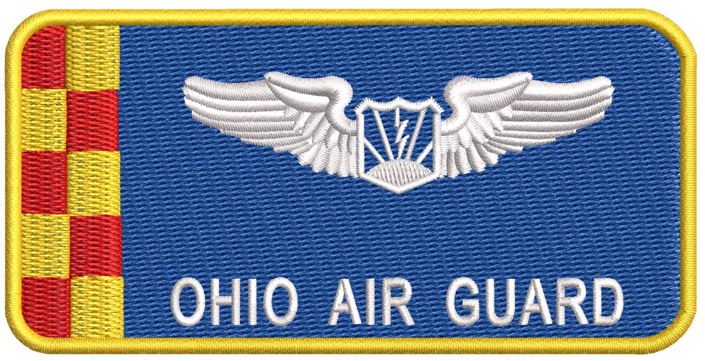 Ohio Air Guard Blue RPA Name Tag