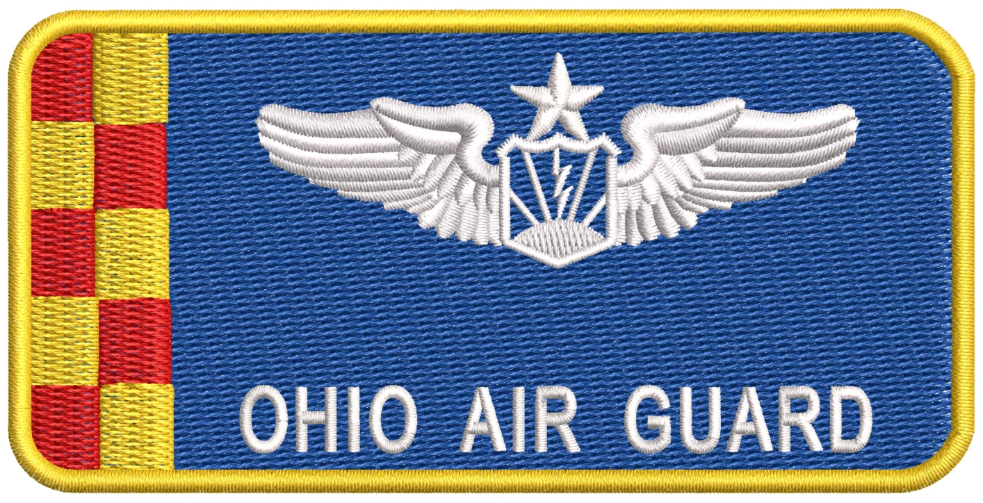 Ohio Air Guard Blue RPA Name Tag - Image 2