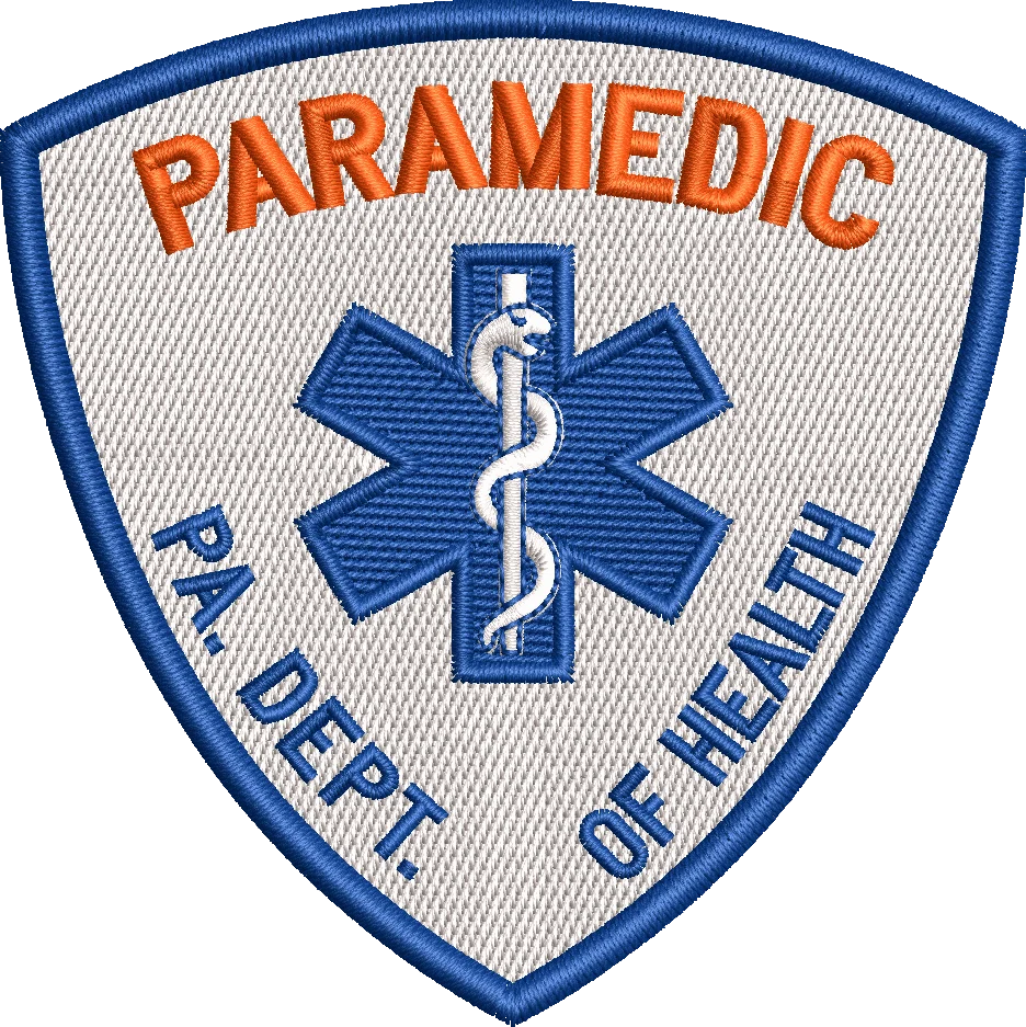 PA Dept. Of Health - Paramedic *NO VELCRO*