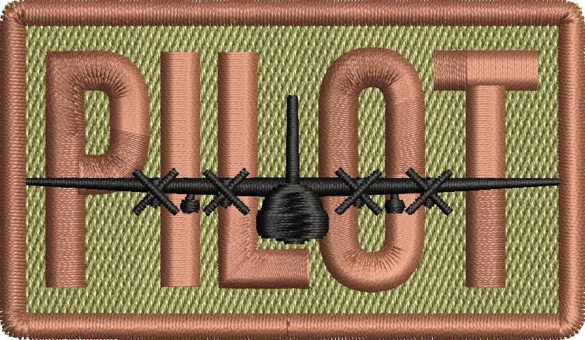 PILOT - Duty Identifier Patch with C-130H