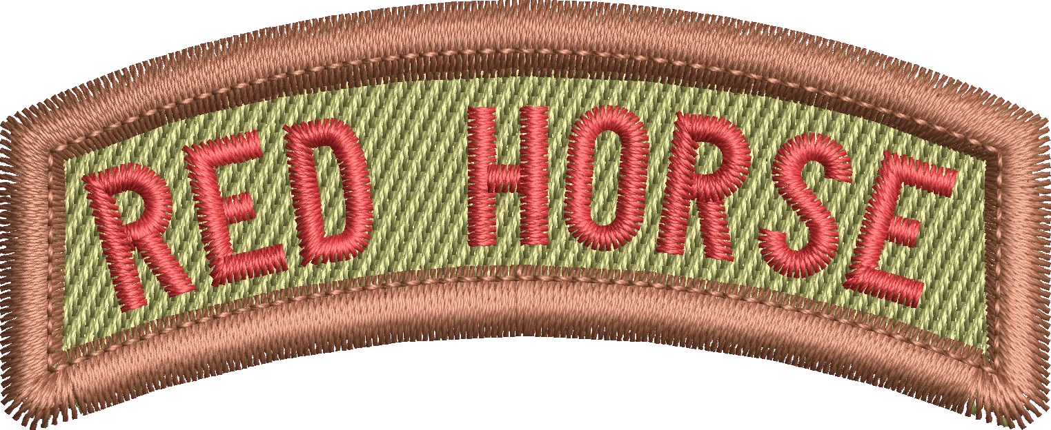 Red Horse - Rocker Tab