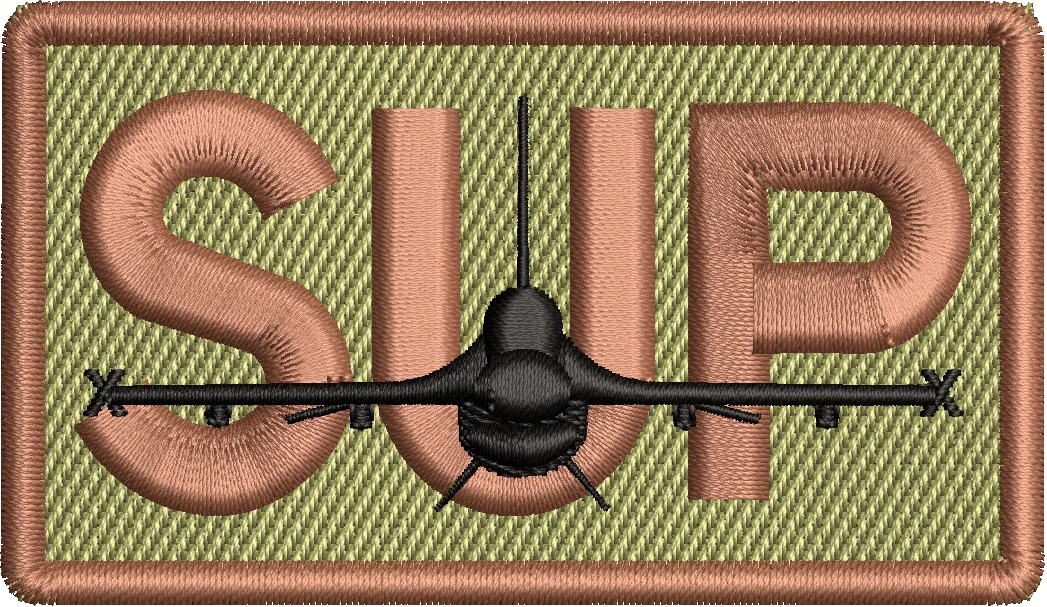 SUP - Duty Identifier Patch with F-16