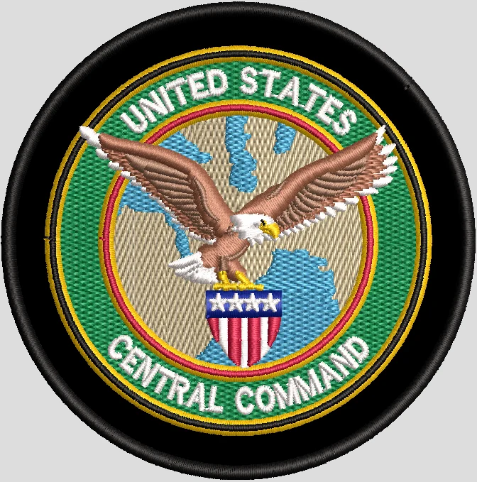 United States Central Command w/Leather backing